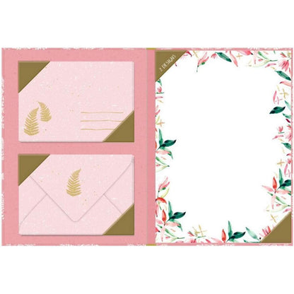 Coppenrath Verlag Briefpapier-Set - All about rosé, DIN A4