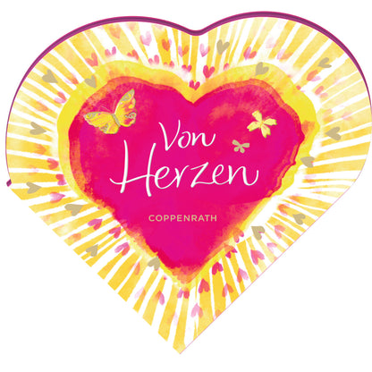 Coppenrath Verlag Buch in Herzform: Von Herzen