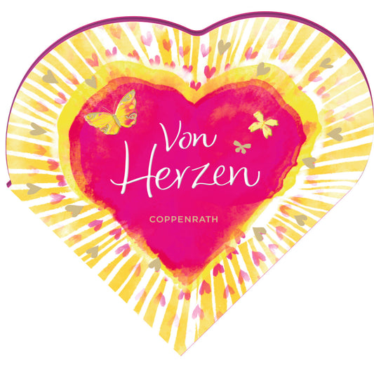 Coppenrath Verlag Buch in Herzform: Von Herzen