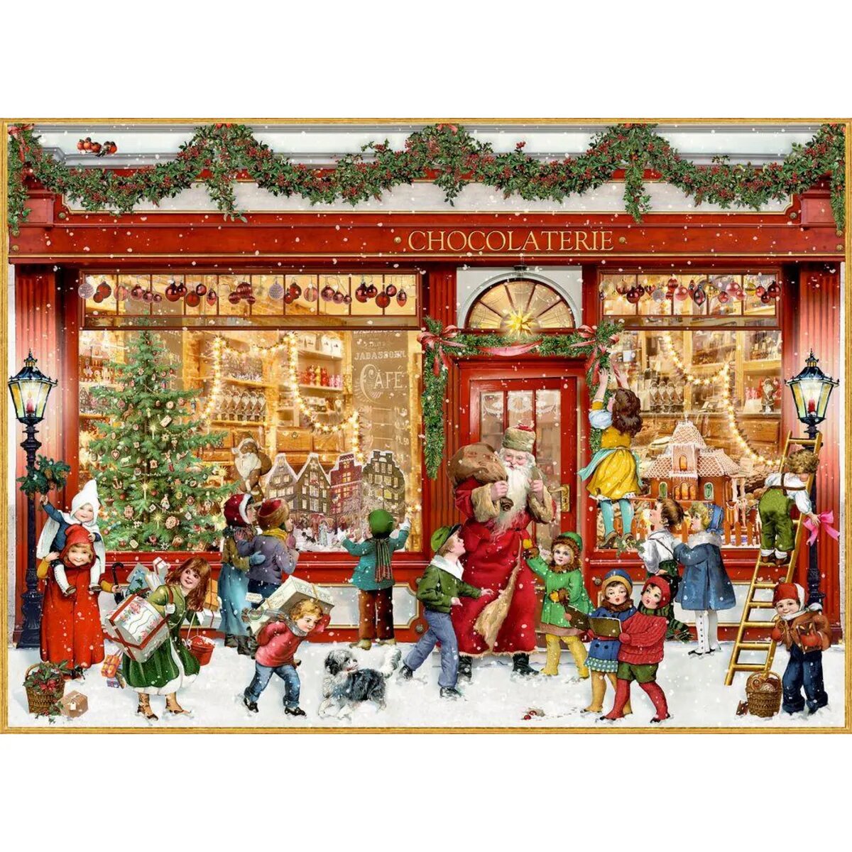 Coppenrath Verlag Chocolaterie, A4 Wand-Adventskalender (Behr)