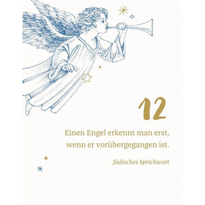 Coppenrath Verlag Der kl. Adventsbegleiter Engel, Aufstell-Adventskalender
