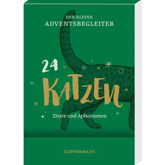 Coppenrath Verlag Der kl. Adventsbegleiter Katzen, Aufstell-Adventskalender