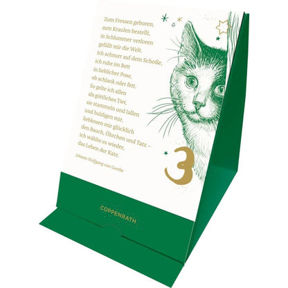 Coppenrath Verlag Der kl. Adventsbegleiter Katzen, Aufstell-Adventskalender