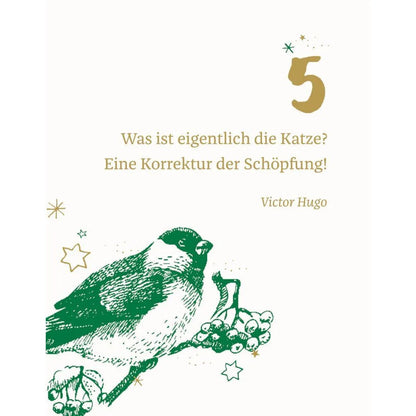 Coppenrath Verlag Der kl. Adventsbegleiter Katzen, Aufstell-Adventskalender