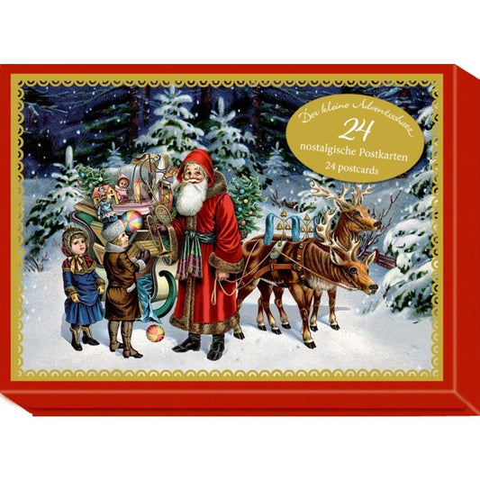 Coppenrath Verlag Der kleine Adventsschatz - 24 nostalgische Postkarten (Behr)