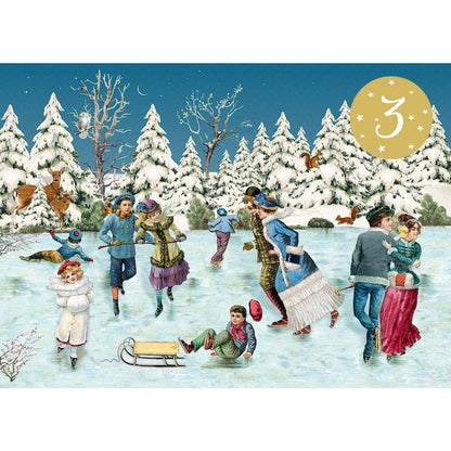 Coppenrath Verlag Der kleine Adventsschatz - 24 nostalgische Postkarten (Behr)