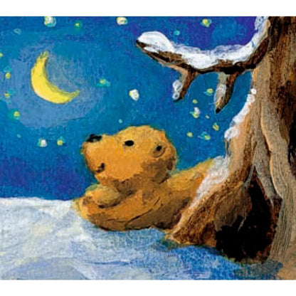 Coppenrath Verlag Der Mondbär im Weihnachtshimmel, Wand-Adventskalender