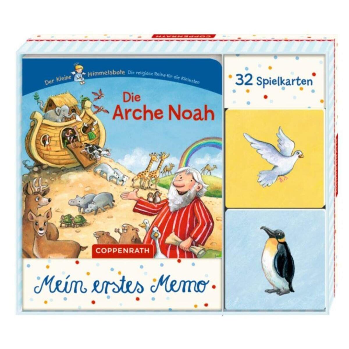 Coppenrath Verlag Die Arche Noah - Buch mit Tier-Memo in Geschenkverpackung