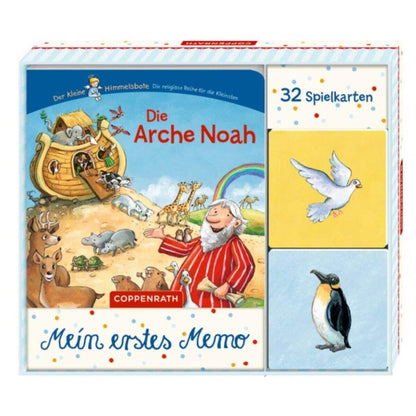 Coppenrath Verlag Die Arche Noah - Buch mit Tier-Memo in Geschenkverpackung
