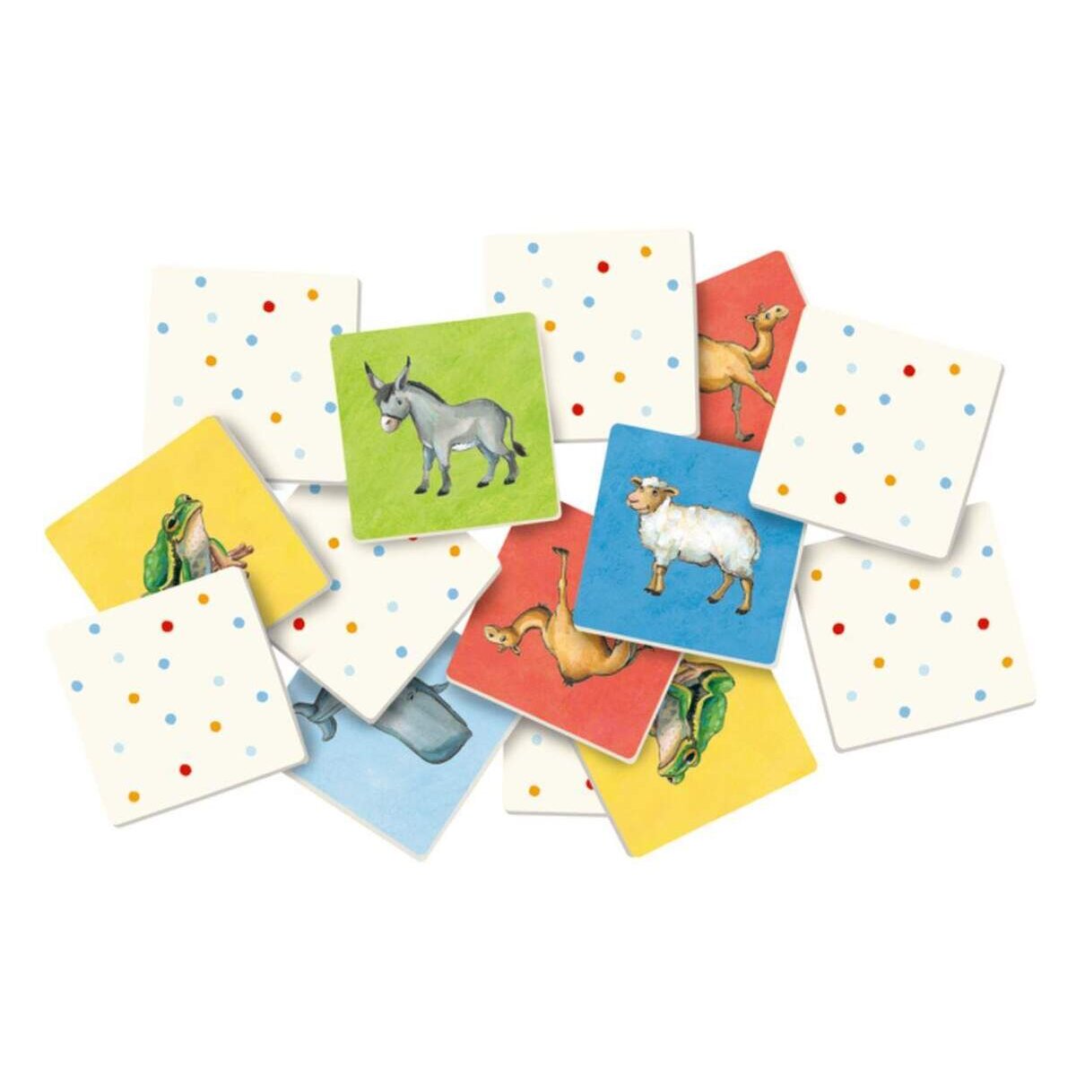 Coppenrath Verlag Die Arche Noah - Buch mit Tier-Memo in Geschenkverpackung