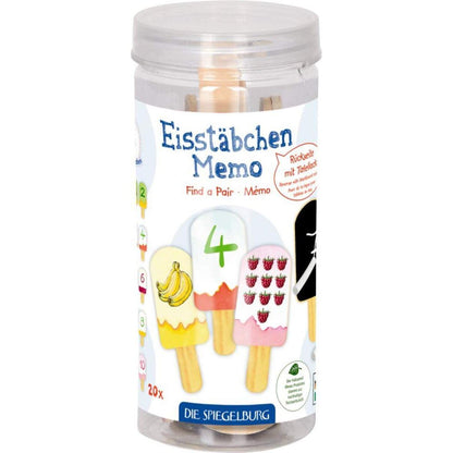 Coppenrath Verlag Die Spiegelburg Eisstäbchen Memo - Die Lieben Sieben