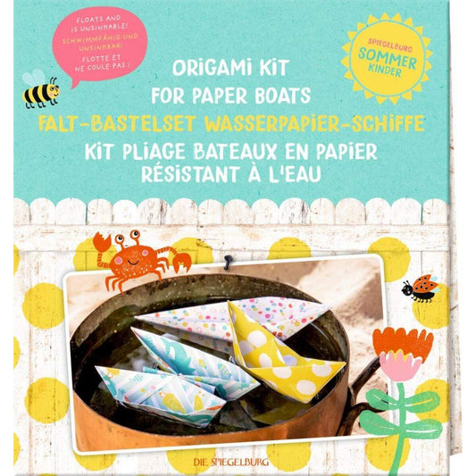 Coppenrath Verlag Die Spiegelburg Falt-Bastelset Wasserpapier-Schiffe - Spiegelbg.Sommerkinder