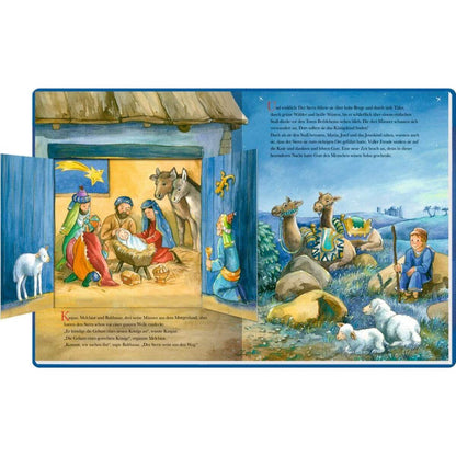 Coppenrath Verlag Die Weihnachtsgeschichte mit Verwandelklappen
