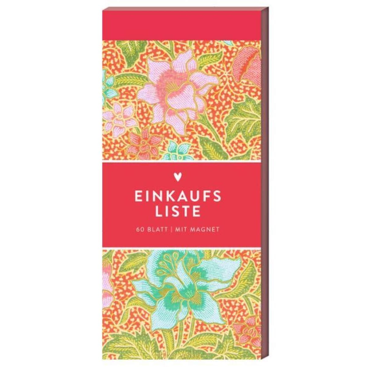 Coppenrath Verlag Einkaufsliste, Pinke Blumen (Küchenpapeterie)
