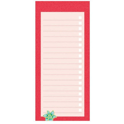 Coppenrath Verlag Einkaufsliste, Pinke Blumen (Küchenpapeterie)