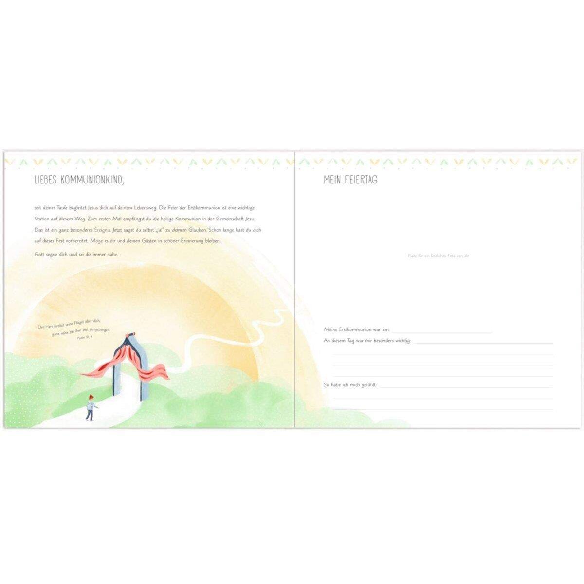 Coppenrath Verlag Eintragalbum - Meine Erstkommunion Blumen