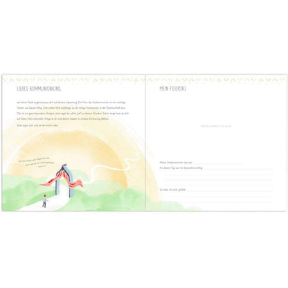 Coppenrath Verlag Eintragalbum - Meine Erstkommunion Blumen