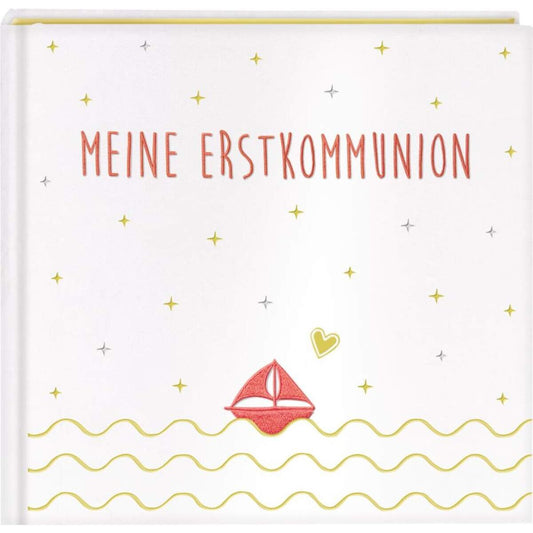 Coppenrath Verlag Eintragalbum Meine Erstkommunion, Satin weiß