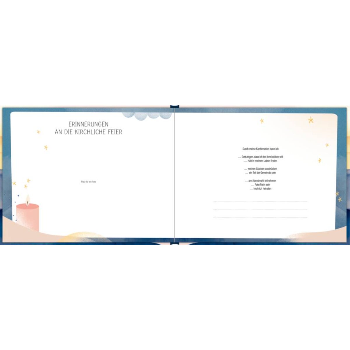 Coppenrath Verlag Eintragalbum: Meine Konfirmation - Ein Erinnerungsalbum