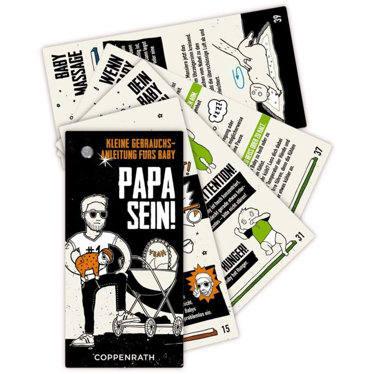 Coppenrath Verlag Fächerbuch: Papa sein! - Gebrauchsanleitung fürs Baby