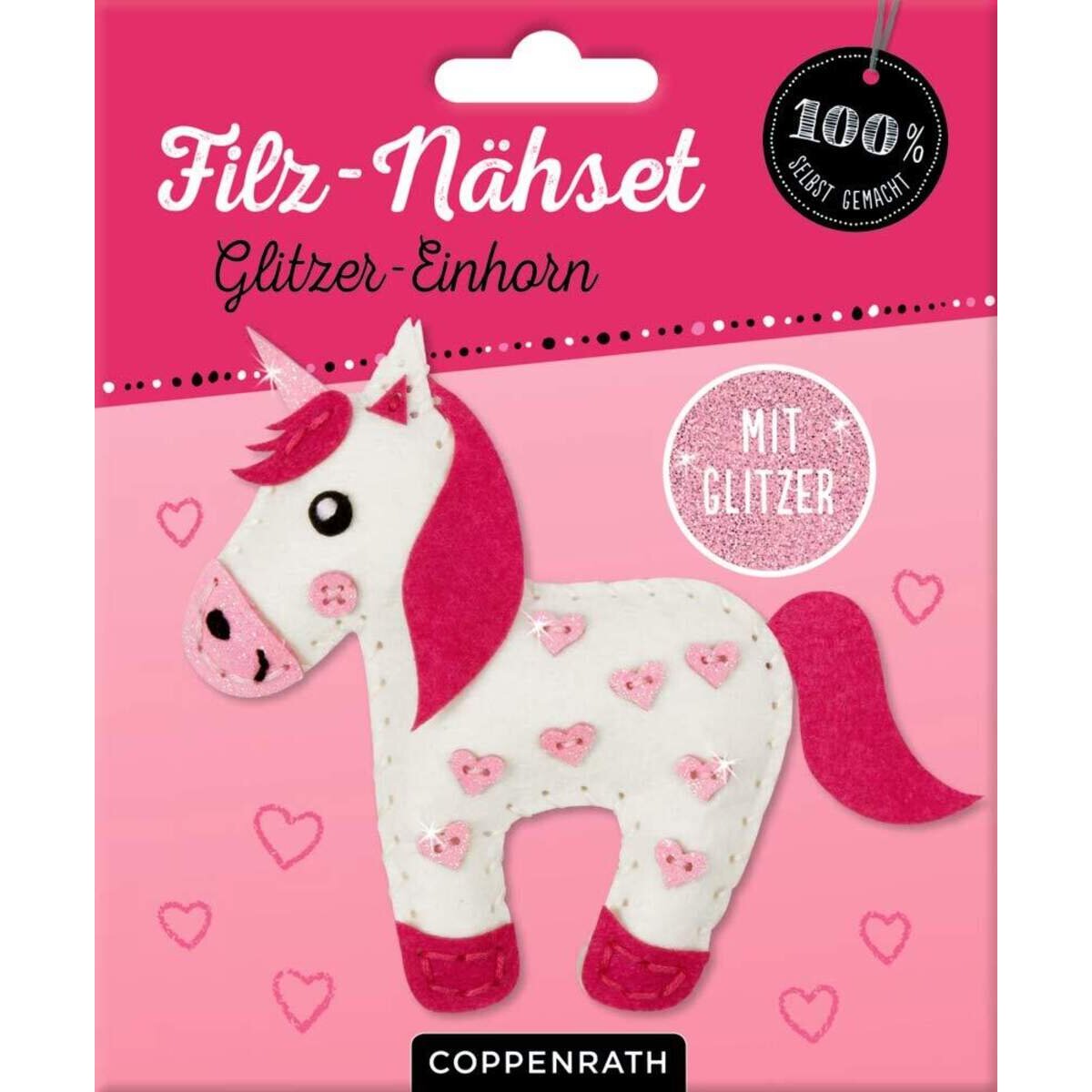 Coppenrath Verlag Filz-Nähset. Glitzer-Einhorn