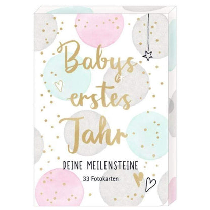 Coppenrath Verlag Fotokarten-Box Babys erstes Jahr - Deine Meilensteine