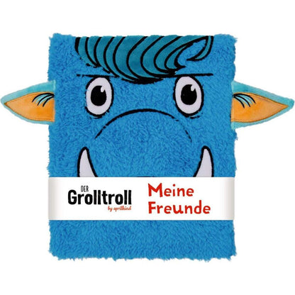 Coppenrath Verlag Freundebuch: Der Grolltroll - Meine Freunde (Plüscheinband)