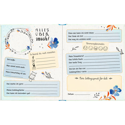 Coppenrath Verlag Freundebuch: Handlettering - Best friends