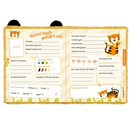 Coppenrath Verlag Freundebuch: Kuschelfreunde - Meine Freunde (Tiger)