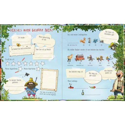 Coppenrath Verlag Freundebuch: Räuber Donnerpups - Meine Kindergartenfreunde