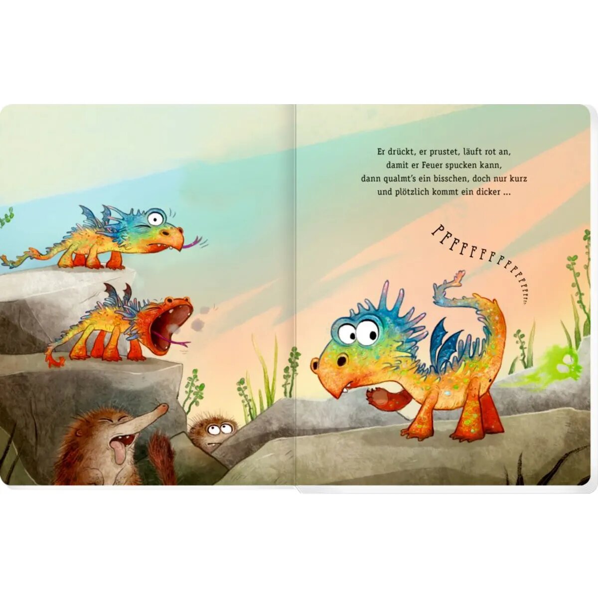 Coppenrath Verlag Furzipups, der Knatterdrache (Mini-Pappbilderbuch)