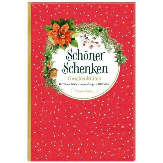 Coppenrath Verlag Geschenktüten-Buch: Schöner schenken (Weihnachtlich/Bastin)