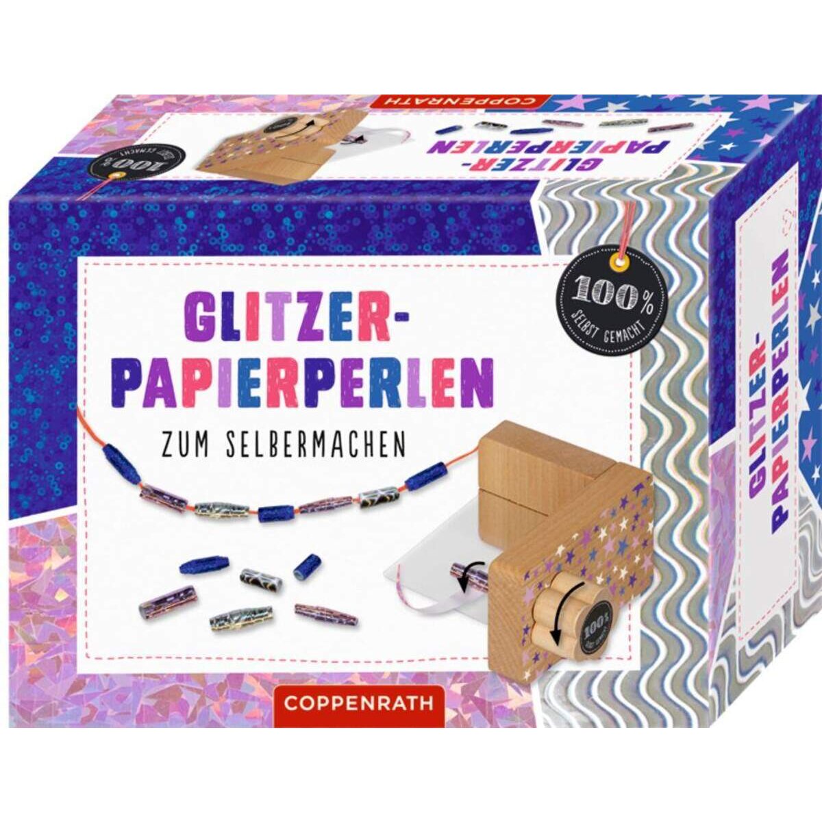 Coppenrath Verlag Glitzer-Papierperlen zum Selbermachen (100% selbst gemacht)