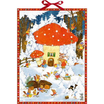 Coppenrath Verlag Glückliche Weihnachtszeit, Wand-Adventskalender