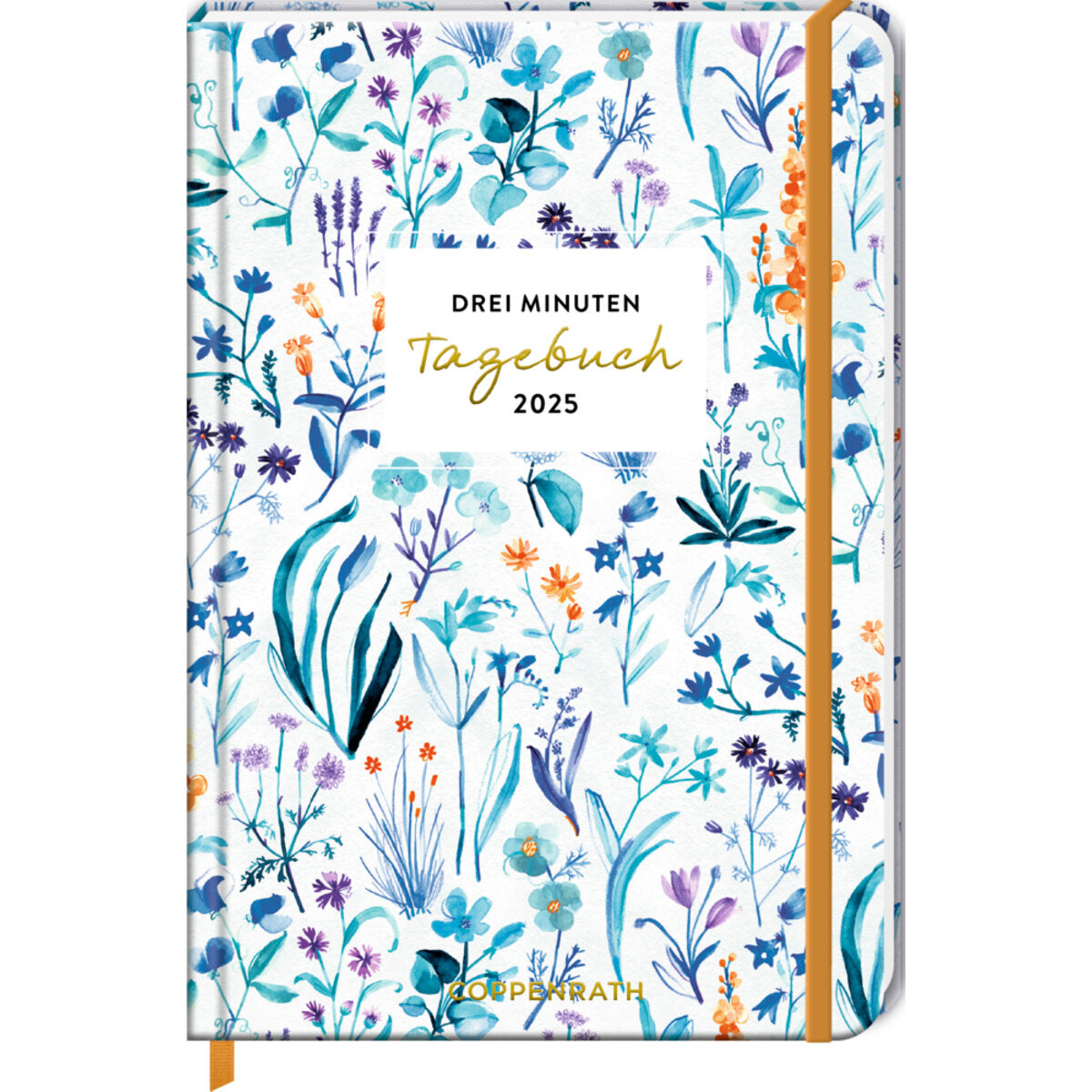 Coppenrath Verlag Gr. Wochenkal.: 3 Min.Tageb.2025 - Blumen weiß (All a.blue)