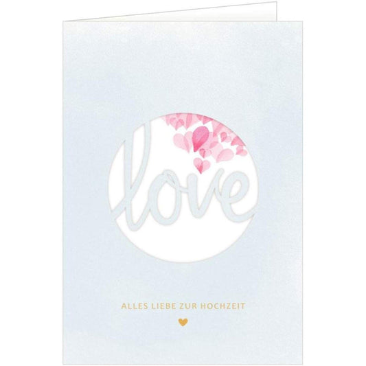 Coppenrath Verlag Grußkarte - Love (Hochzeit)