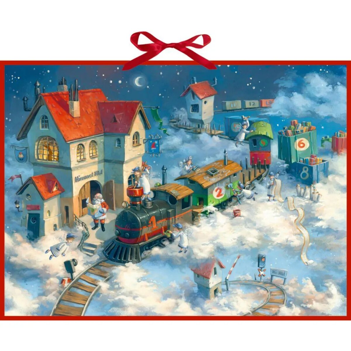 Coppenrath Verlag Himmelsbahnhof, Wand-Adventskalender