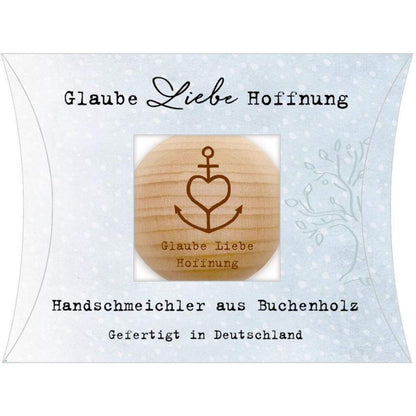 Coppenrath Verlag Holz-Handschmeichler - Glaube, Liebe, Hoffnung