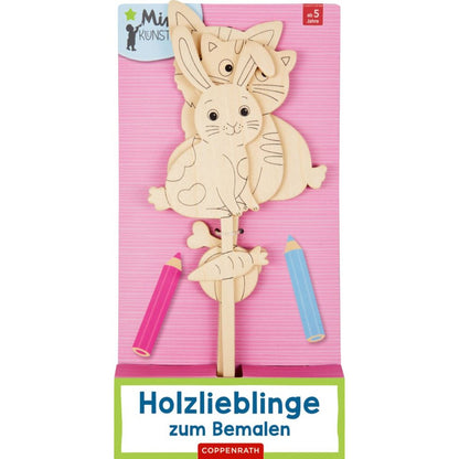 Coppenrath Verlag Holzlieblinge zum Bemalen (Mini-Künstler)