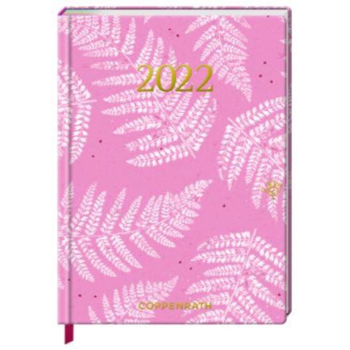 Coppenrath Verlag Jahreskalender: Mein Jahr 2022 - Farn (All about rosé)