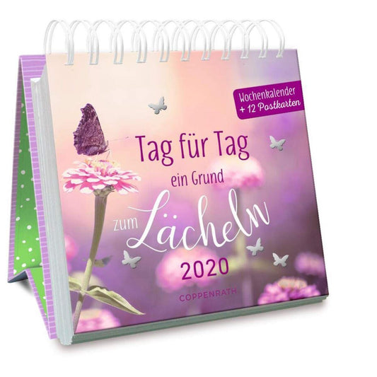 Coppenrath Verlag Jahreskalender: Tag für Tag ein Grund zum Lächeln 2020