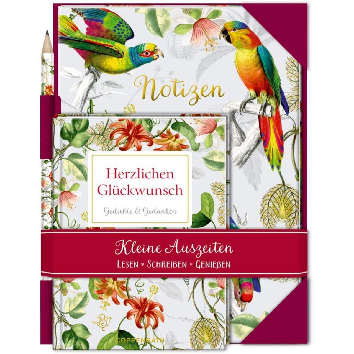 Coppenrath Verlag Kl. Auszeiten: Herzlichen Glückwunsch (Geschenkset) B.Behr