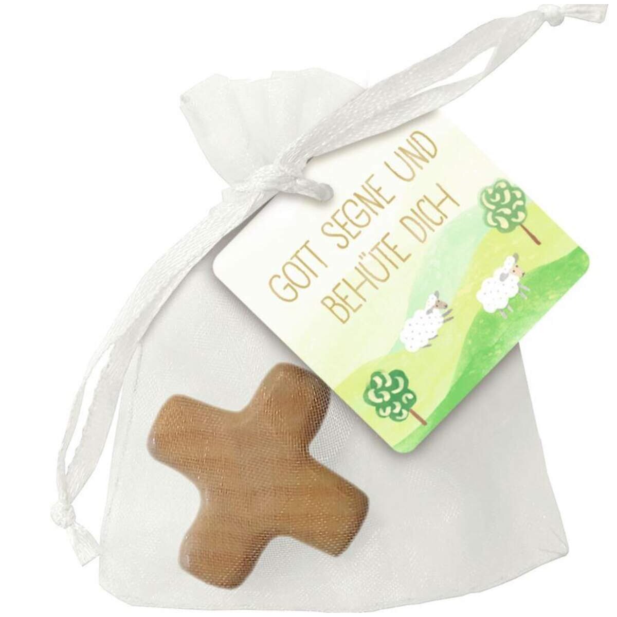 Coppenrath Verlag Kleines Holzkreuz - Gott segne und behüte dich