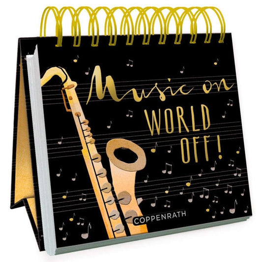 Coppenrath Verlag Kleines Spiralbuch: Music on, World off!