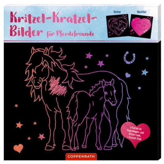 Coppenrath Verlag Kritzel-Kratzel-Bilder für Pferdefreunde