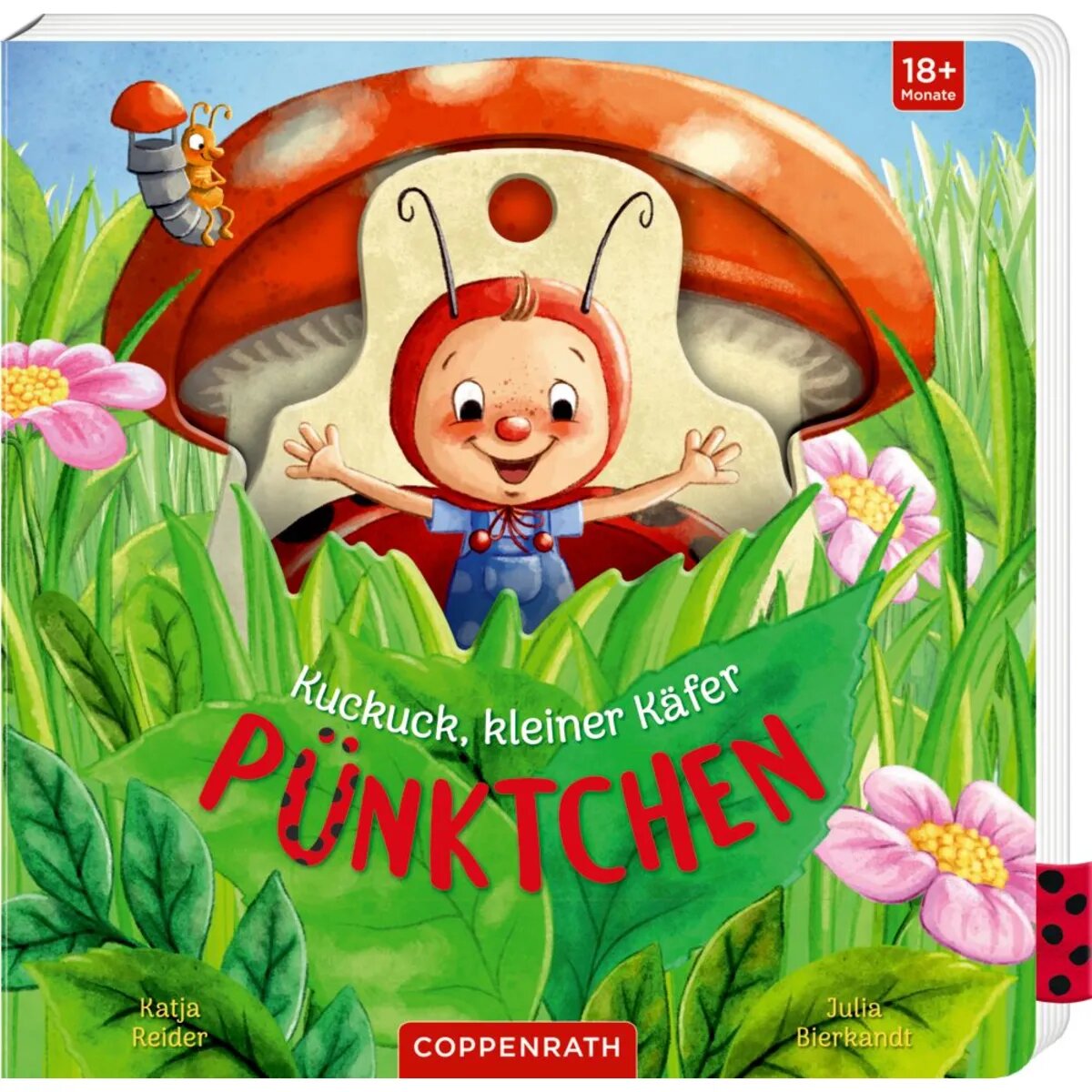 Coppenrath Verlag Kuckuck, kleiner Käfer Pünktchen, mit Schieber und Label