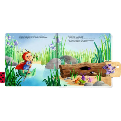 Coppenrath Verlag Kuckuck, kleiner Käfer Pünktchen, mit Schieber und Label