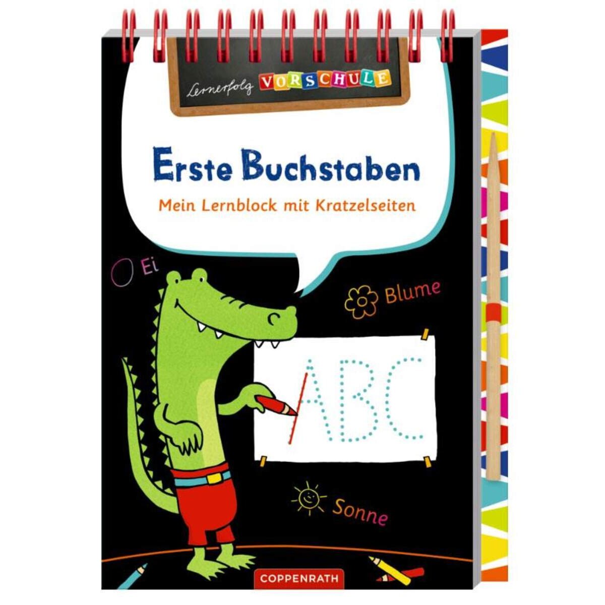 Coppenrath Verlag Lernerfolg Vorschule: Erste Buchstaben (Kratzel-Lernblock)