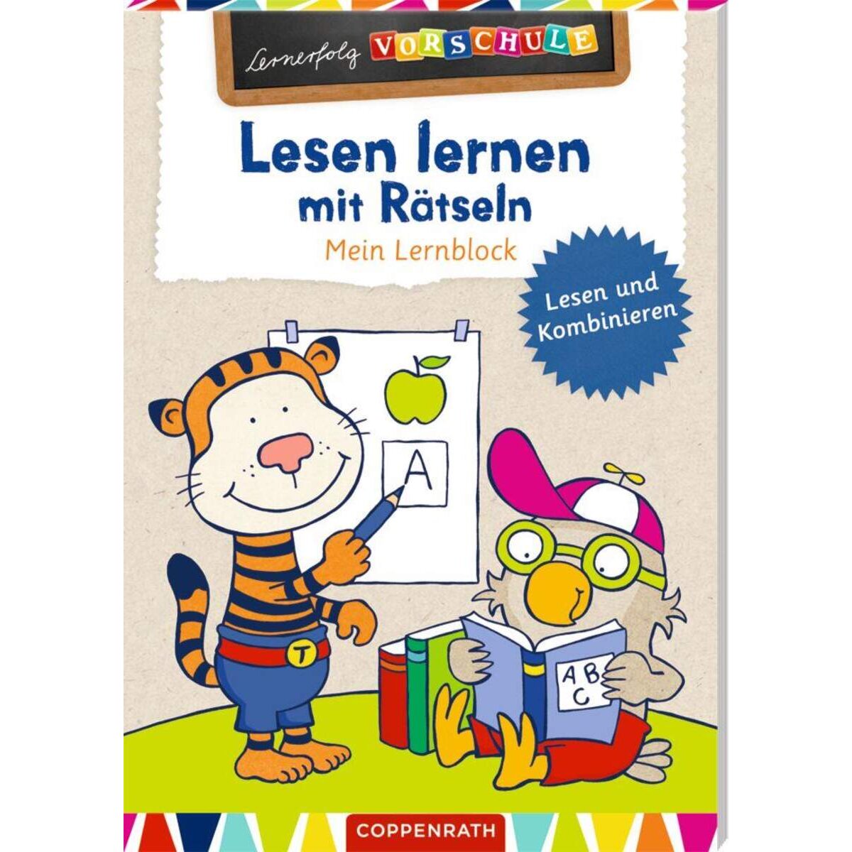 Coppenrath Verlag Lernerfolg Vorschule: Lesen lernen mit Rätseln - Lernblock