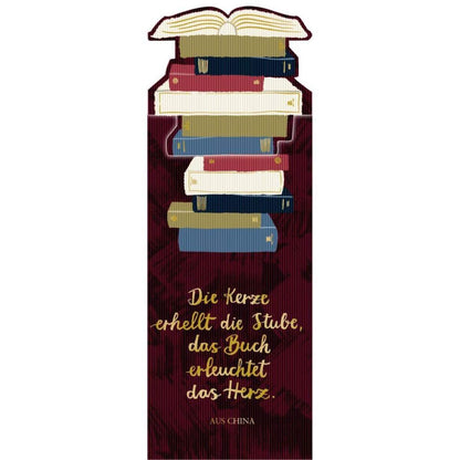 Coppenrath Verlag Lesezeichen mit Botschaft - BücherLiebe! (3 x 6 Ex.)